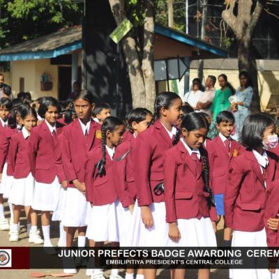 ප්‍රාථමික අංශයේ ශිෂ්‍ය නායක ලාංඡන පැළඳවීමේ උත්සවය 2023 